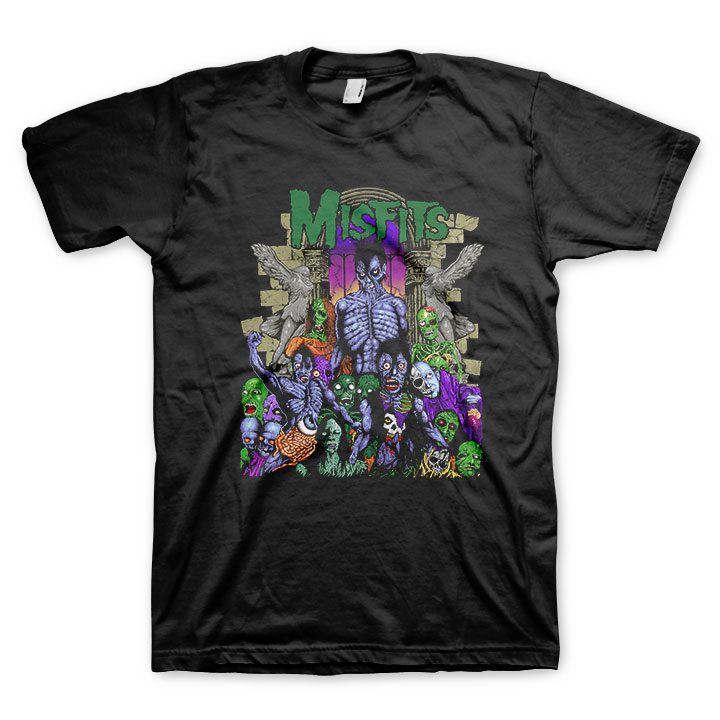 Purple misfits hot sale shirt