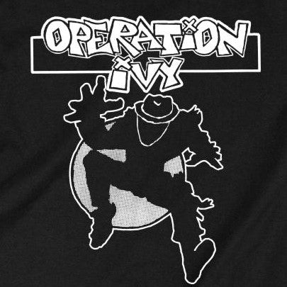 Operation Ivy Men's Take Warning T-shirt Medium Black 