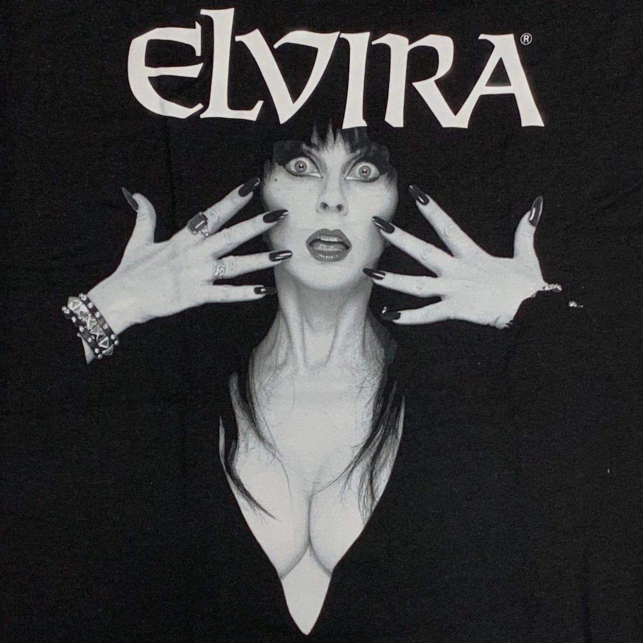 Elvira Classic Red Logo Coffin Beach Towel