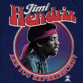 Jimi Hendrix Are You Experienced Blue T-Shirt – ShirtsNThingsAZ