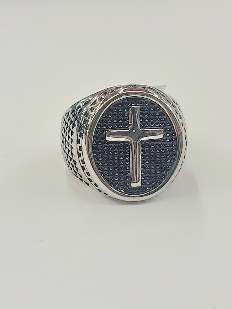 Oval Textured Celtic Cross