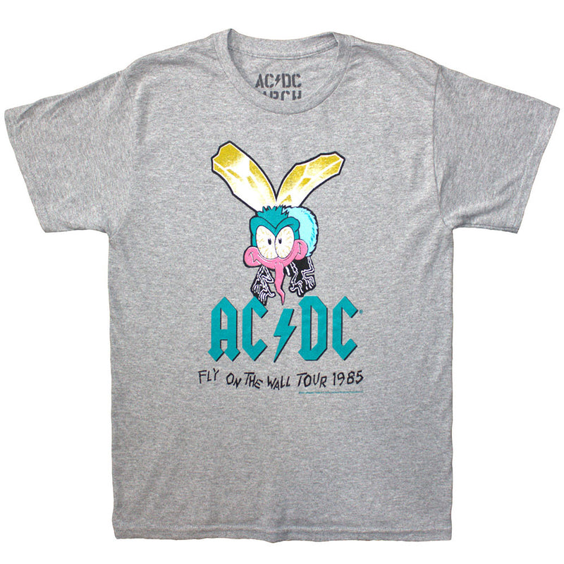 AC/DC Fly On Wall Grey Kids T