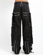 Stud Zip Off Pant Blk