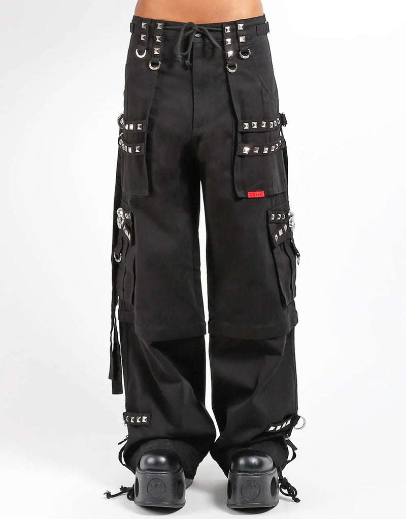 Stud Zip Off Pant Blk