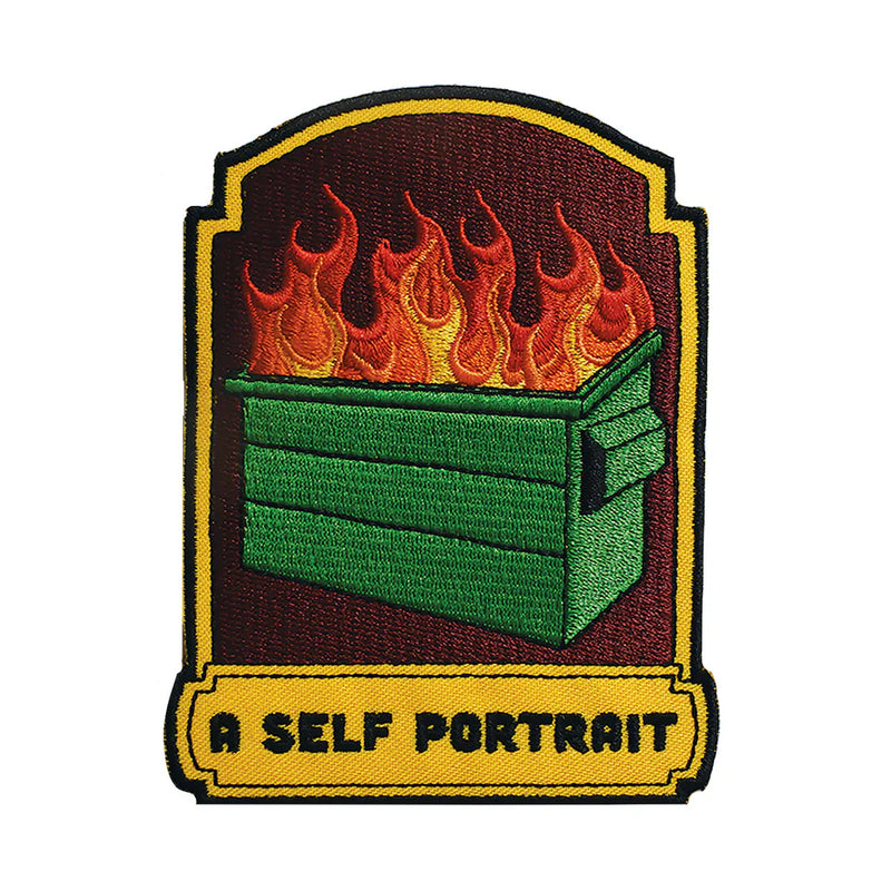 A Self Portrait Iron On Patch