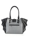 Annabelle Winged Blk/Wht Handba