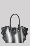 Annabelle Winged Blk/Wht Handba