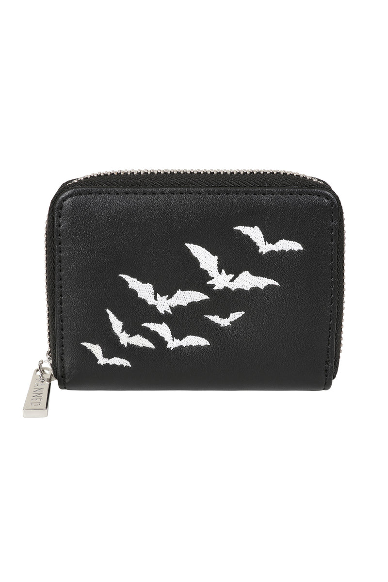 Bat Zip Around Small Wallet