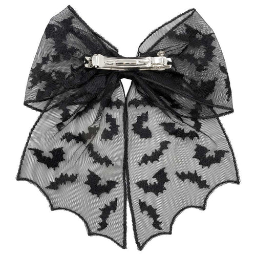 Bat Lace Hair Bow