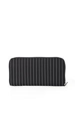 Black Core Pinstripe Wallet