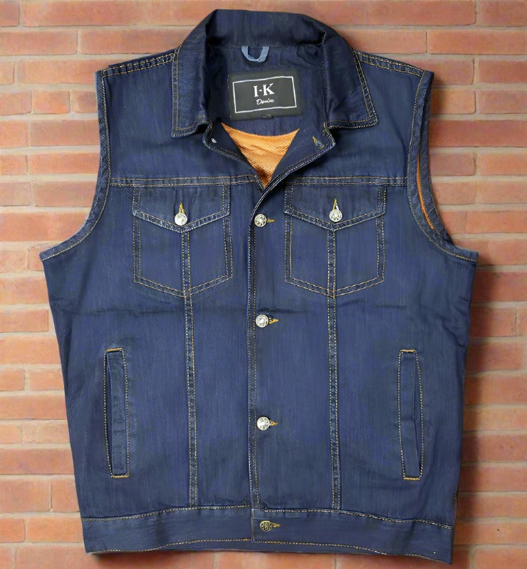 Blue Denim Vest