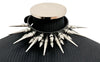 CH 3 Row Pin Tall Spike Choker