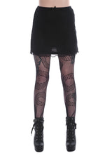 Chibi Mesh Mini Skirt Black