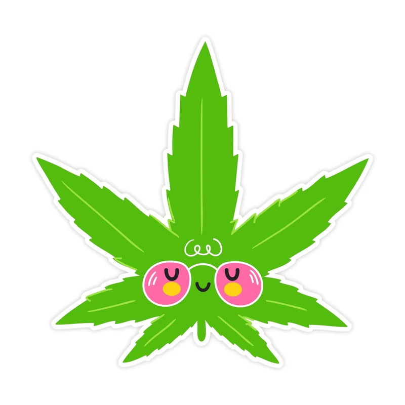 Chill Little Pot Leaf Sticker