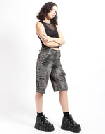 Clash Short Black Fog Wash Deni