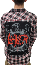 Slayer Red/White Custom Flannel