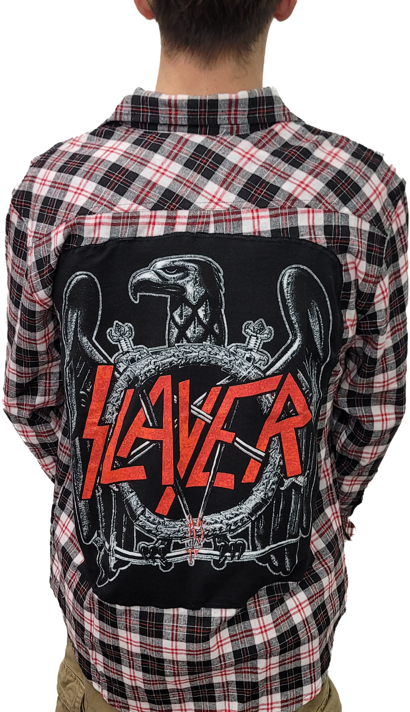 Slayer Red/White Custom Flannel