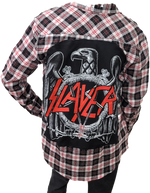 Slayer Red/White Custom Flannel