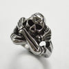 Crossbone Arms Skull Ring