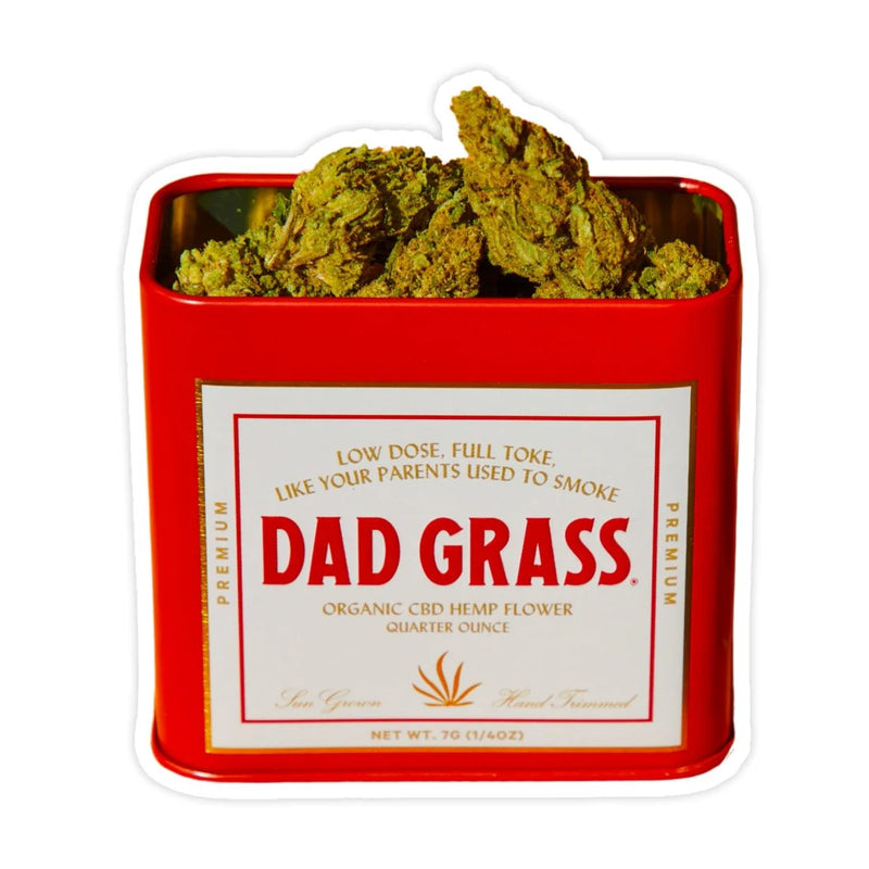 Dad Grass Sticker