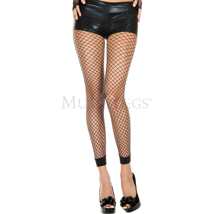 Diamond Fishnet Footles Legging