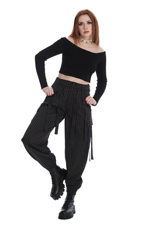 Everlee Pinstripe Trousers