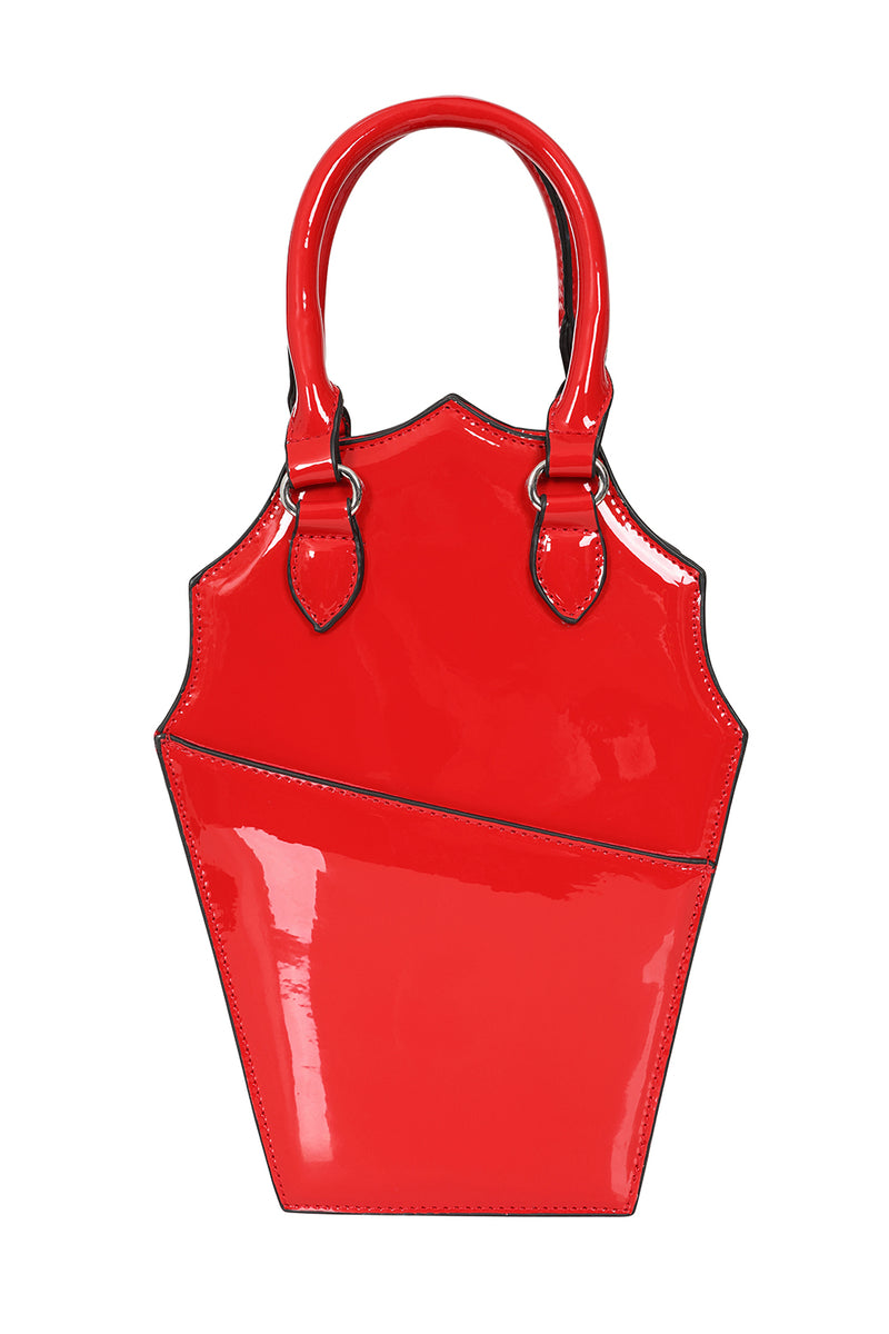 Ghoul Bag Quilted Coffin Red