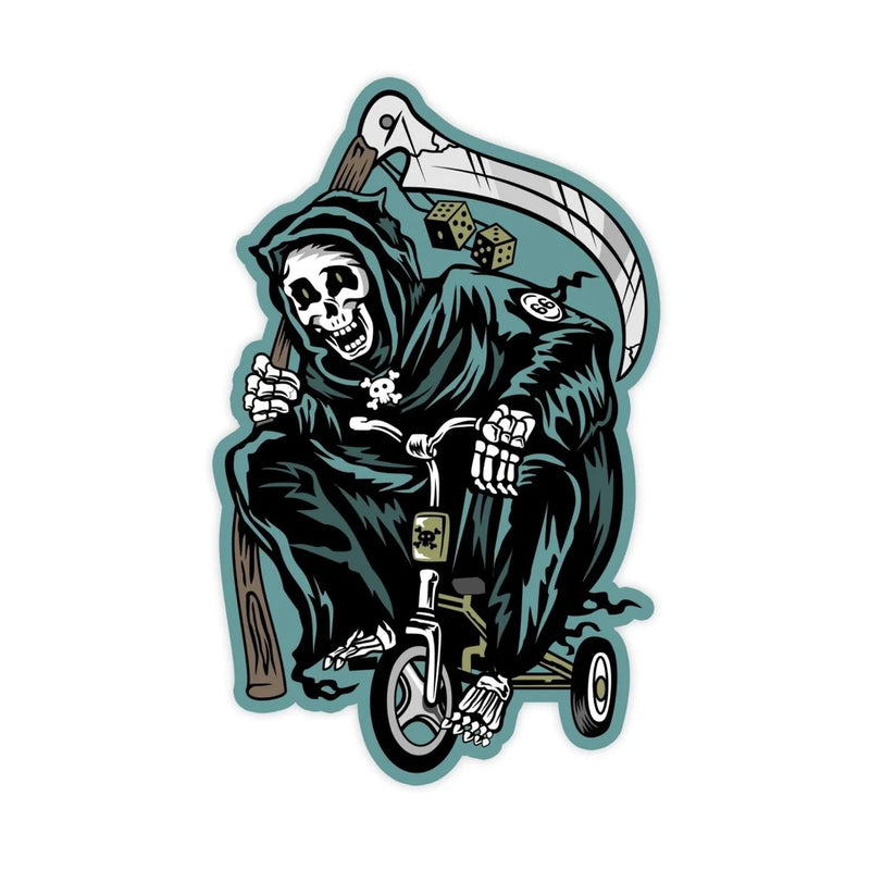 Grim Reaper Jigsaw Sticker