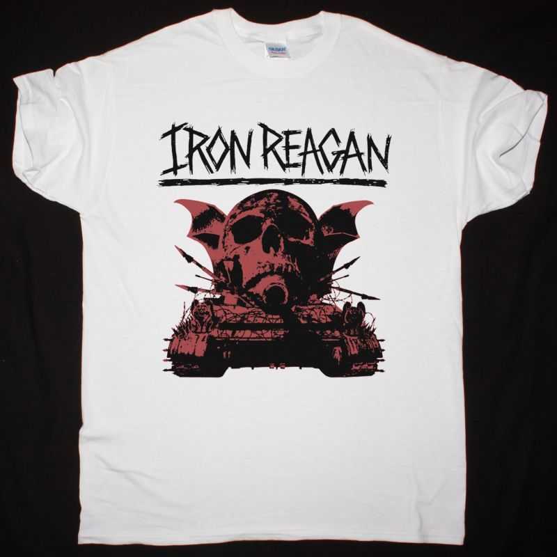 Iron Reagan Warning White T