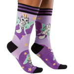 Kitty Moths Crew Socks