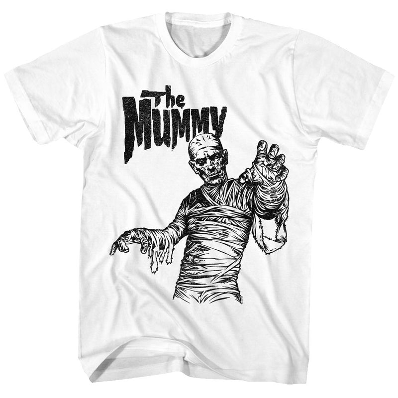 Mummy on White