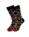 Mushroom Socks red toe