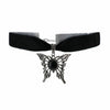 NK-Butterfly Choker w/Black Gem