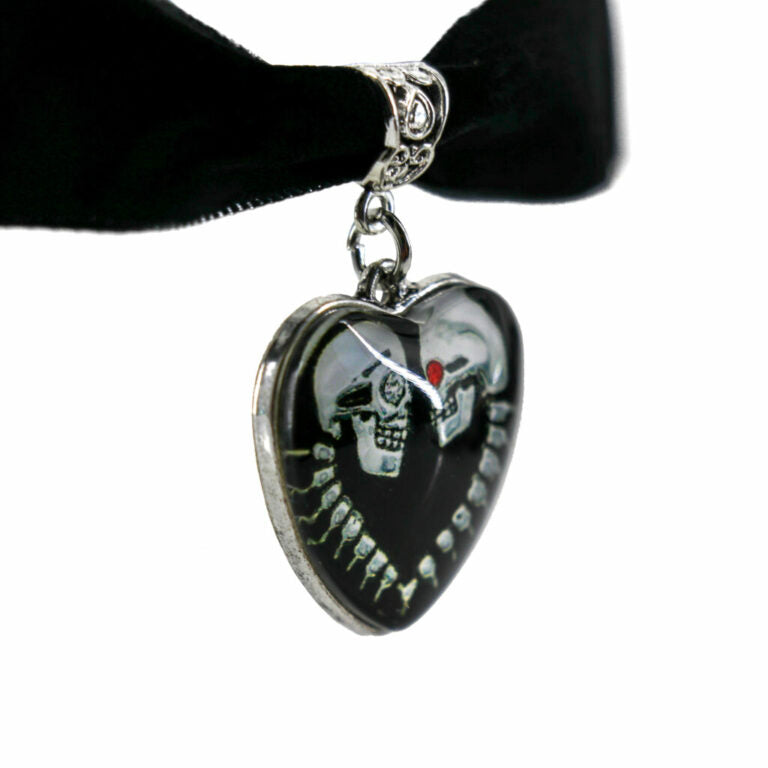 NK-Skeleton Heart Choker