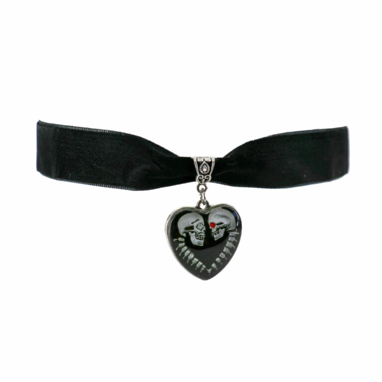 NK-Skeleton Heart Choker