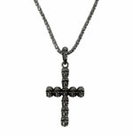 NK-Skull Cross Silver