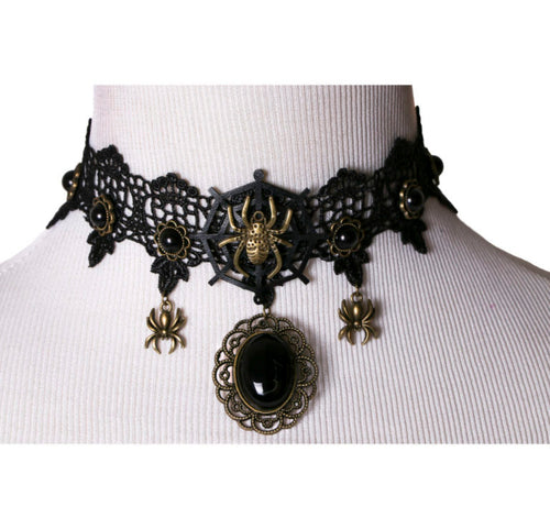 NK-Spider Lace Choker