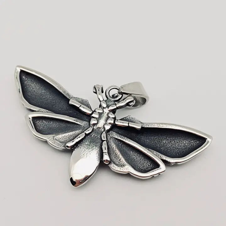 NK-Stainless New Moth Pendant