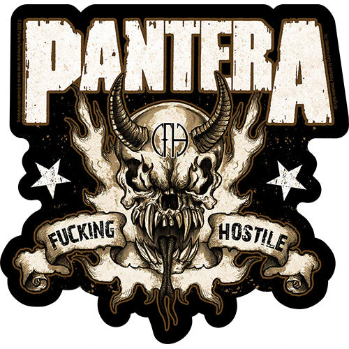 Pantera Fucking Hostile Sticker