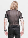 Punk Mesh Short Sleeve T-Shirt