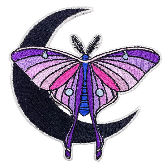 Purple Luna Moth Patch