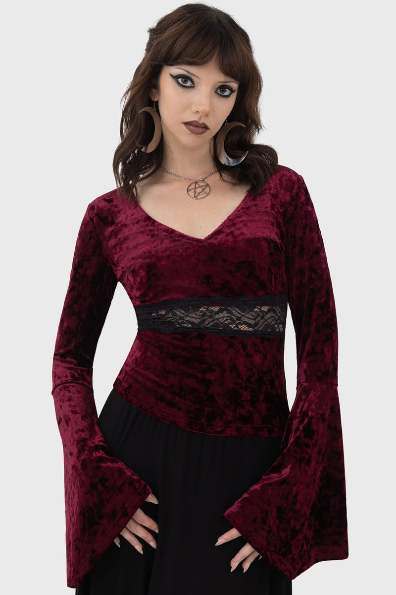 Rosethorn Top Red