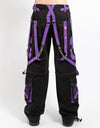 Scare Pant Blk/Purple BIG Skull