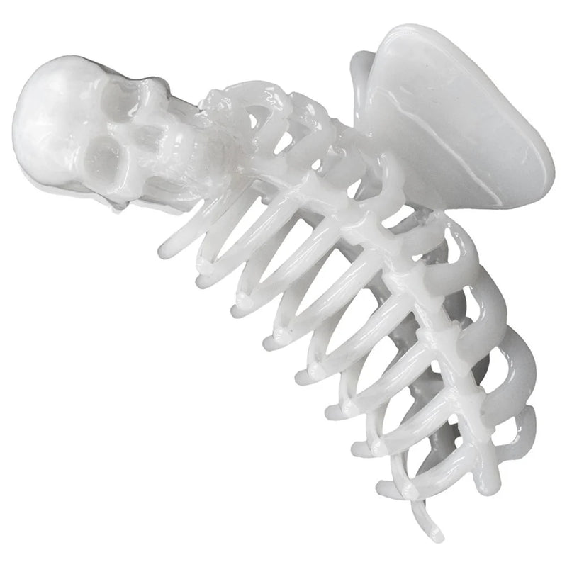 Skeleton Ribcage GLOW Claw Clip