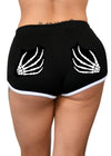 Skeleton Hands Shorts