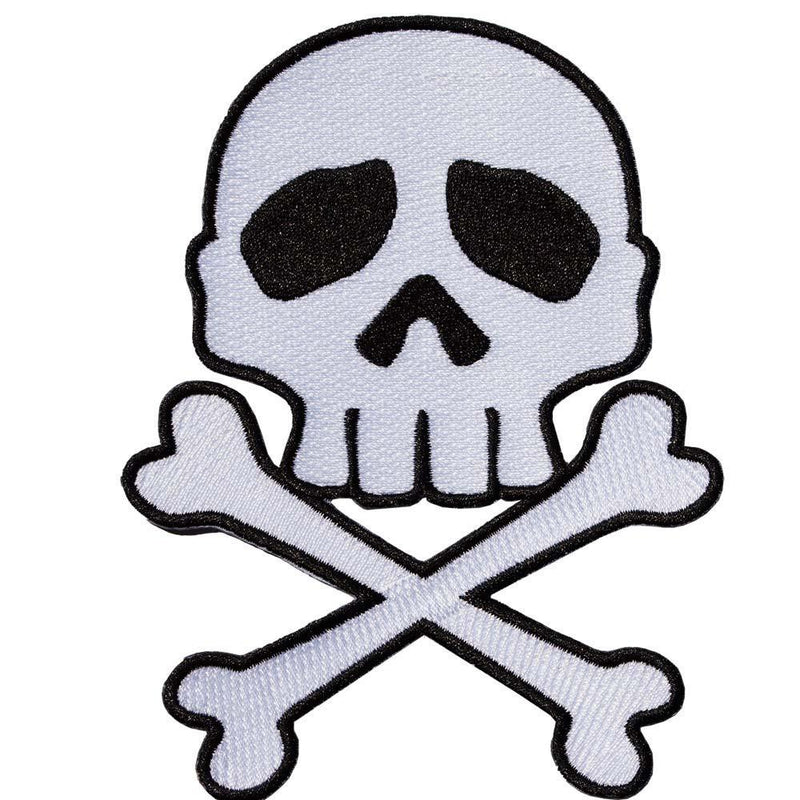 Skull Cross Bones White Patch