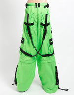 Space Out Nylon Pant-Neon Lime