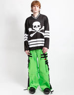 Space Out Nylon Pant-Neon Lime