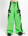 Space Out Nylon Pant-Neon Lime