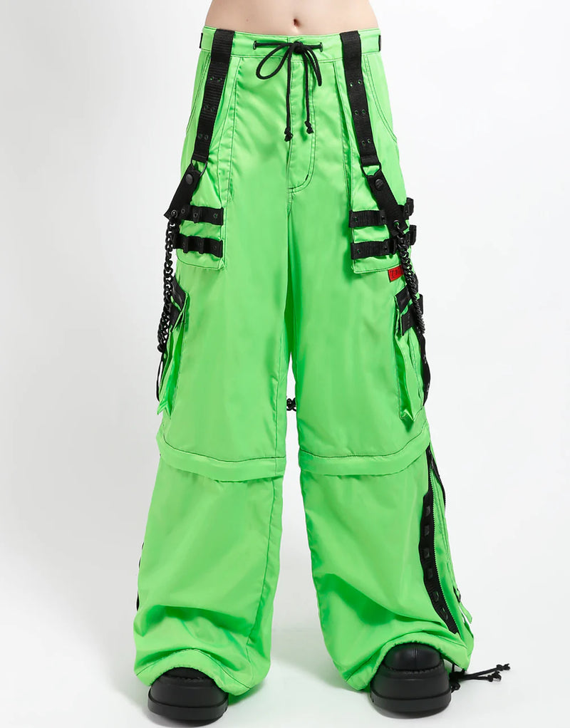 Space Out Nylon Pant-Neon Lime